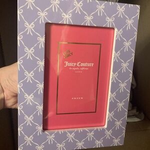 Juicy couture bow picture frame